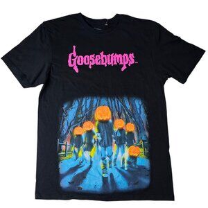 Goosebumps Black Pumpkins Trick or Treat Short Sleeve T-Shirt Adult Size M NWOT